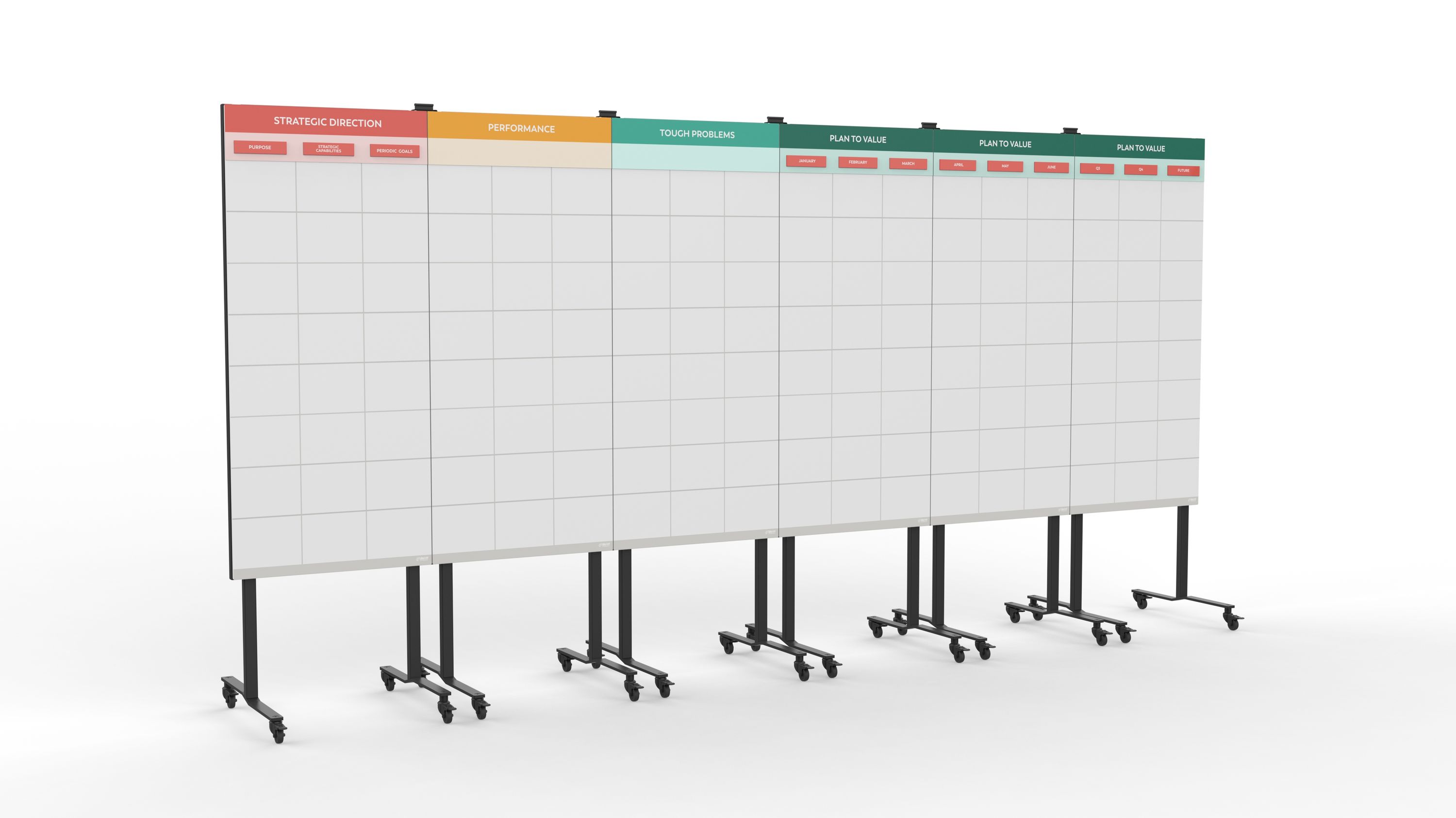 Whiteboard Obeya Mobile - Complete bundle