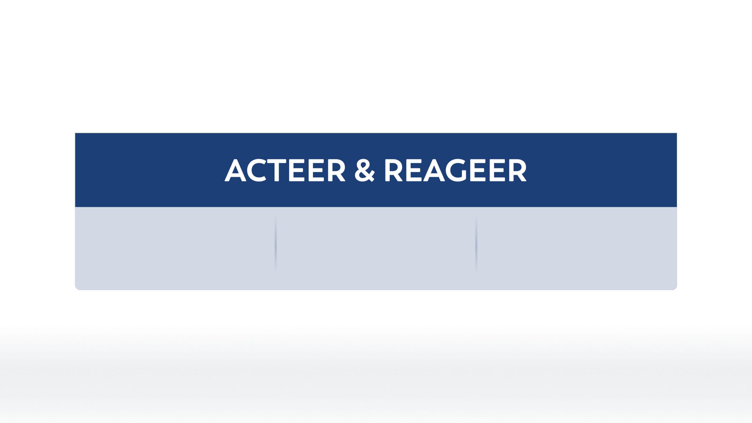 Titel - Acteer & Reageer - 3 kol