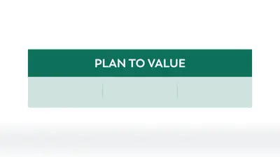 Title - Plan to Value 3 col