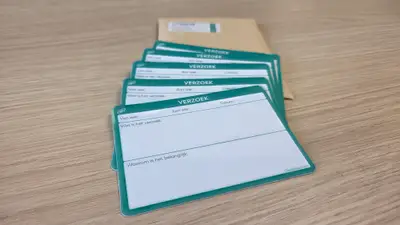 Obeya Cards - Verzoek (5 stuks)