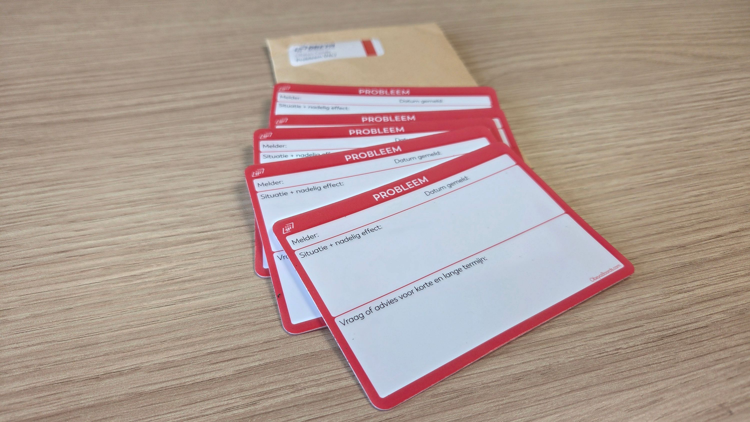 Obeya Cards - Probleem (5 stuks)