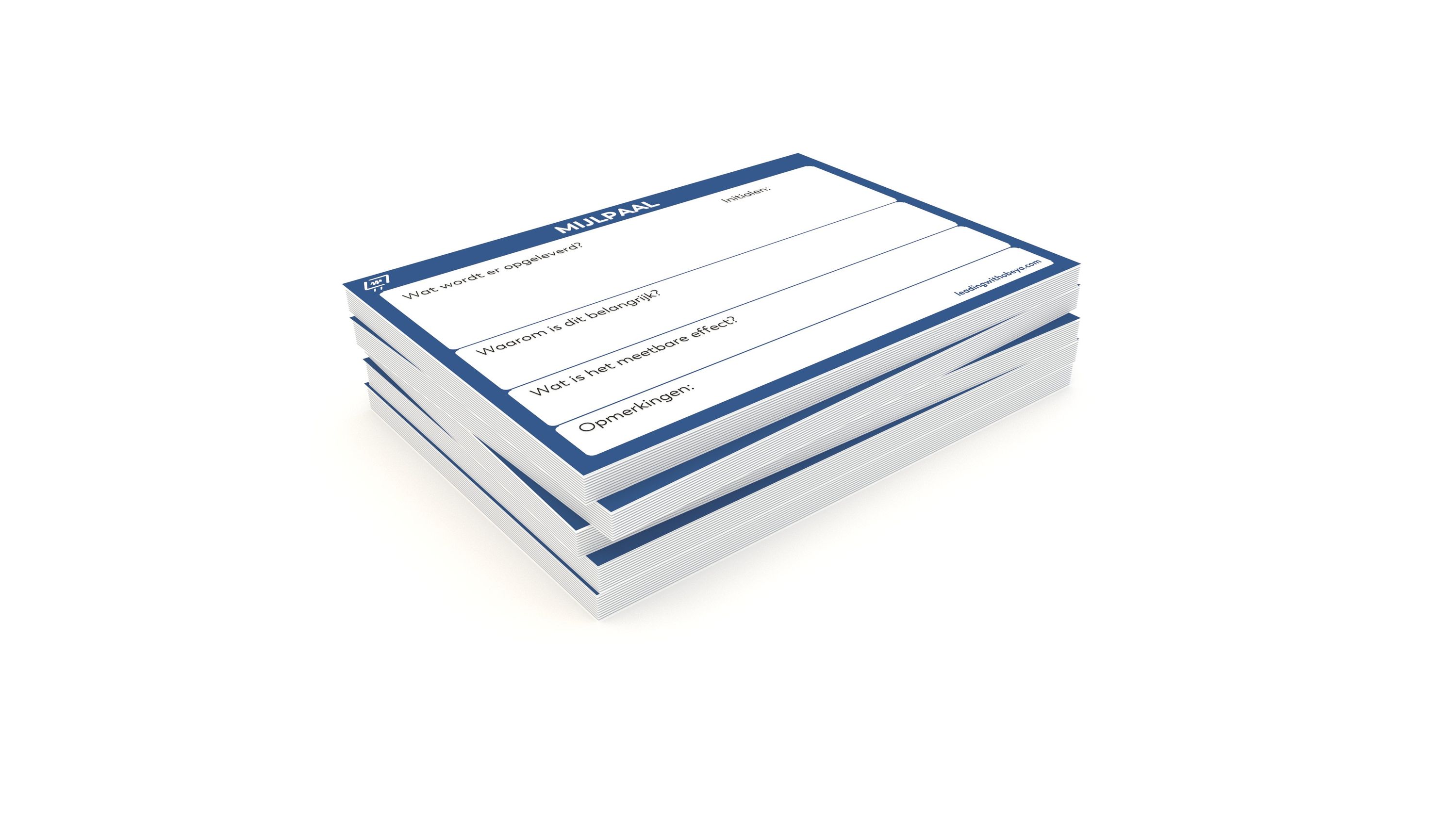 Sticky notes - Mijlpaal (5 stuks)