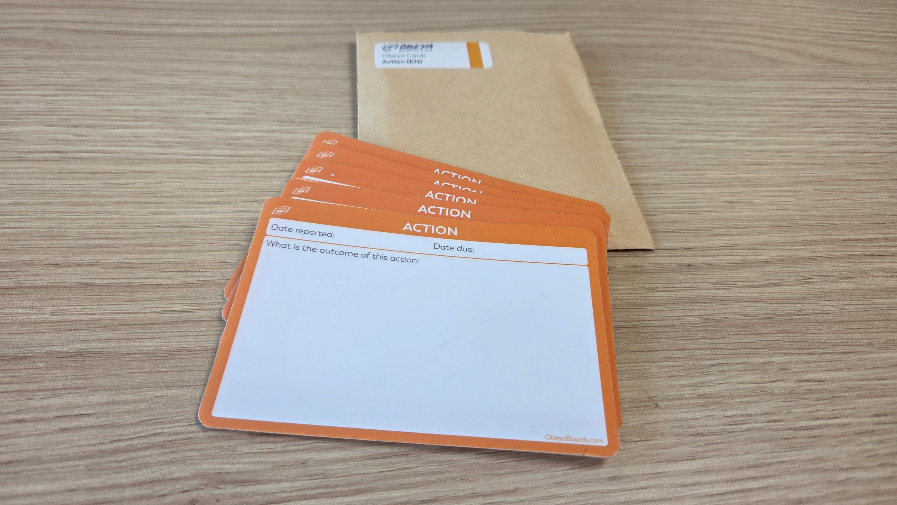 Obeya Cards - Action (5 pcs)