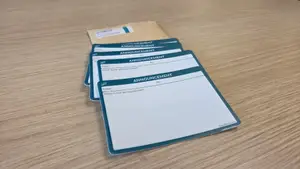 Obeya Cards - Announcement (5 pcs)
