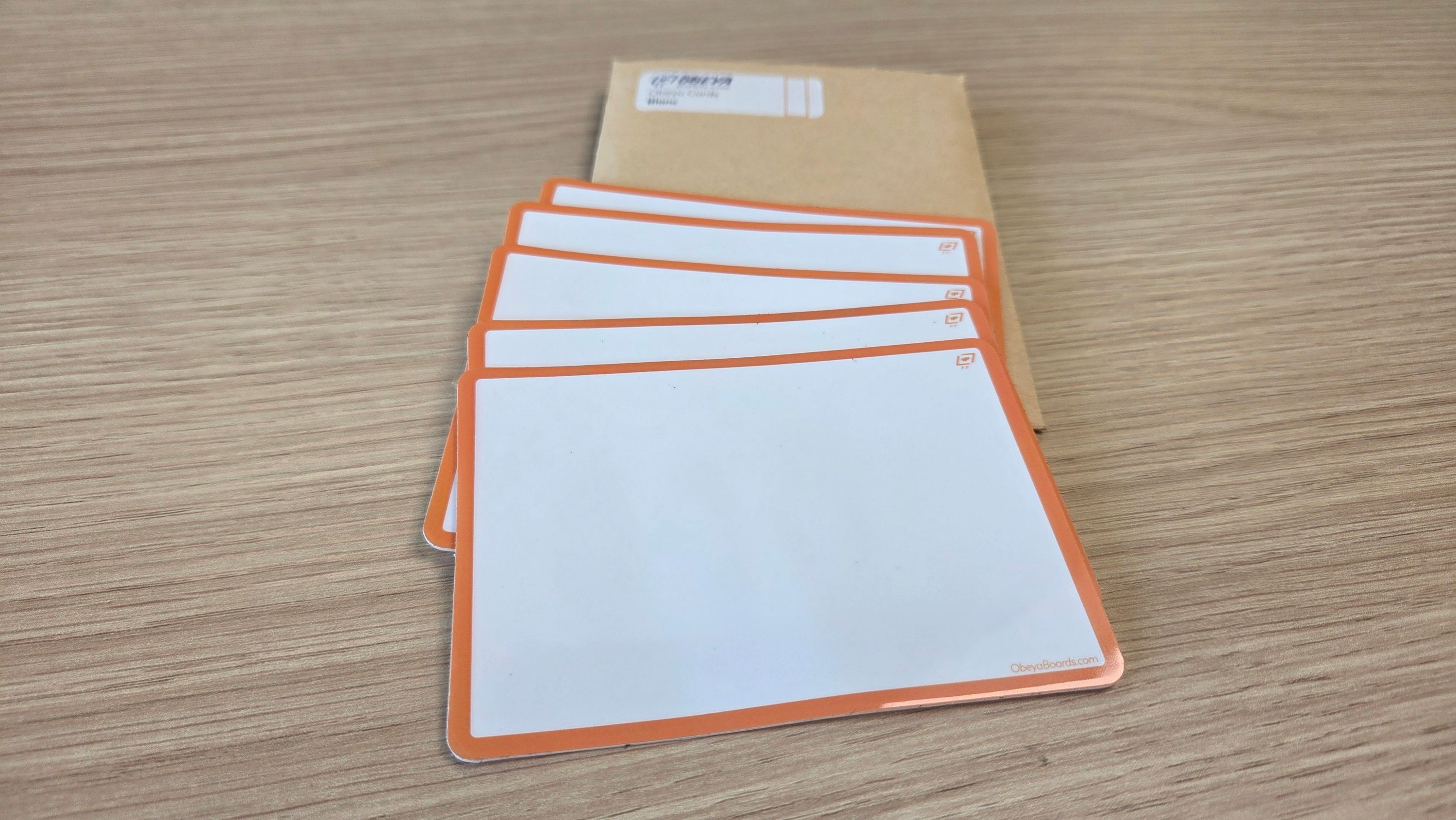 Obeya Cards - Blank (5 stuks)