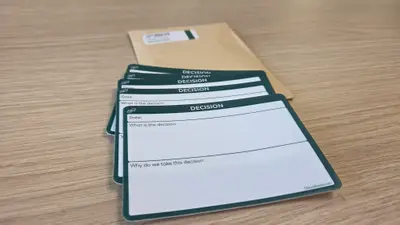 Obeya Cards - Decision (5 pcs)