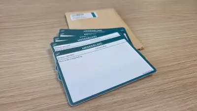Obeya Cards - Mededeling (5 stuks)