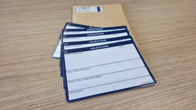 Obeya Cards - Milestone (5 pcs)