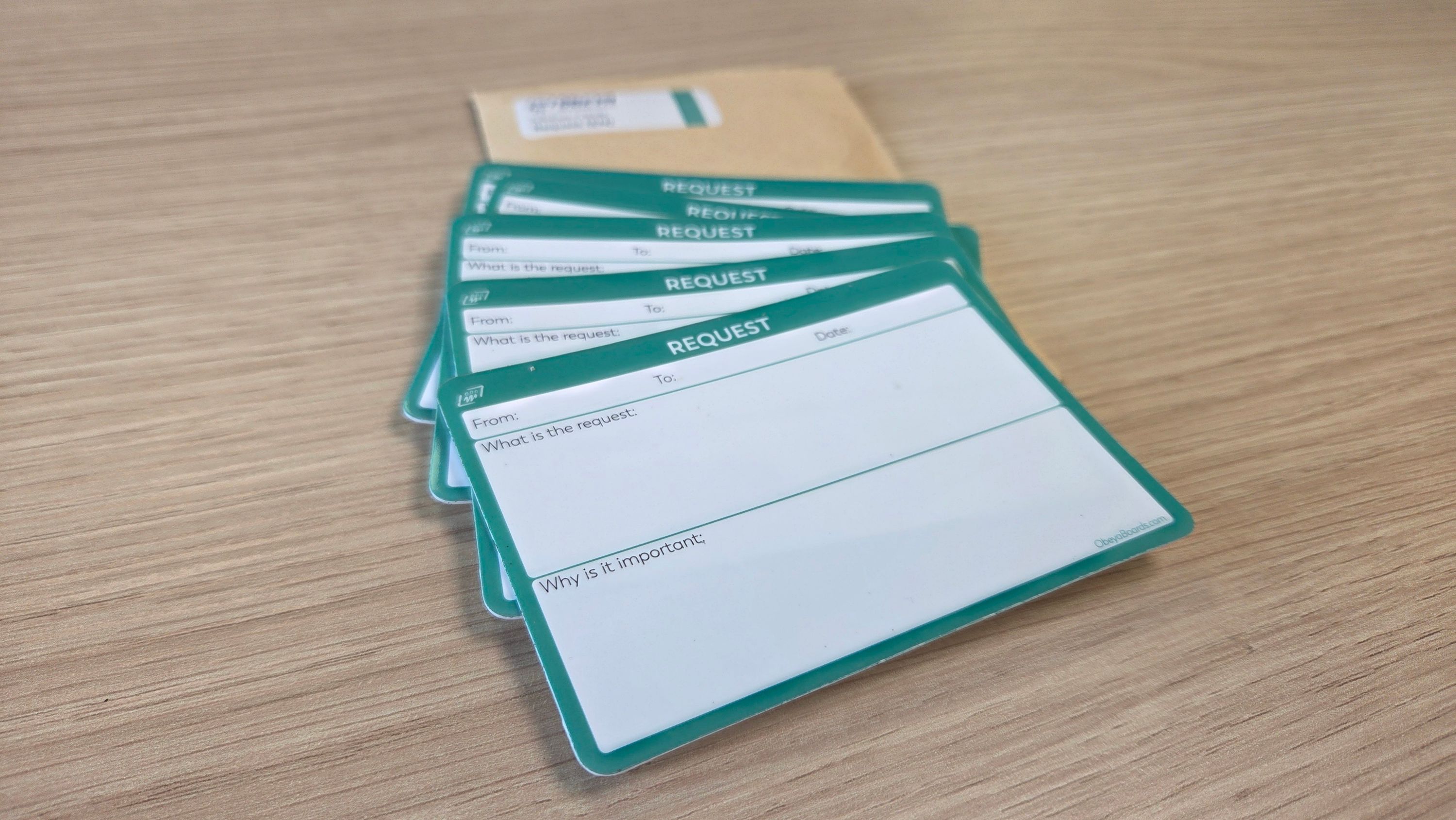 Obeya Cards - Request (5 pcs)