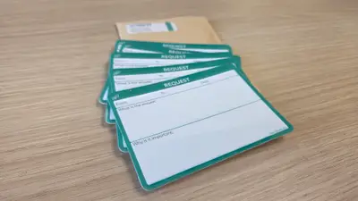 Obeya Cards - Request (5 pcs)