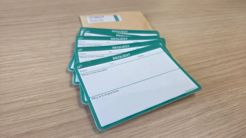 Obeya Cards - Request (5 pcs)