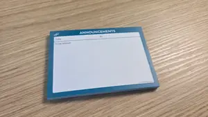Sticky notes - Anouncement (5 pcs)