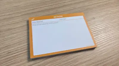 Sticky notes - Action (5 pcs)