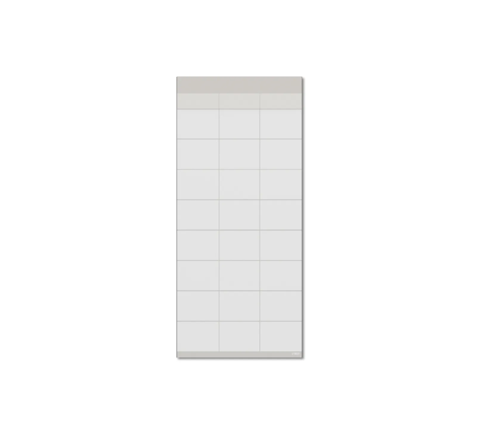 Whiteboard (bedrukt A5 formaat raster)
