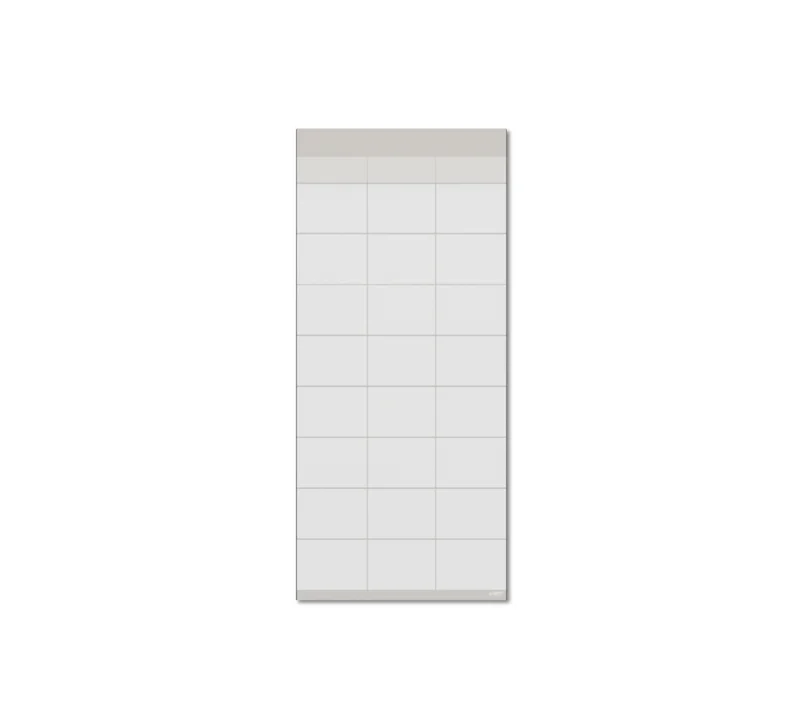 Whiteboard (bedrukt A5 formaat raster)